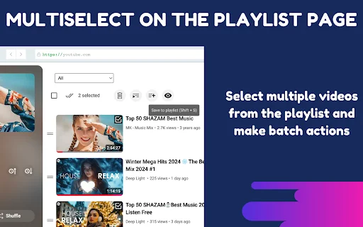 PocketTube: Pamahalaan ang YouTube Playlists – I-download ang Extension - Screenshot 4