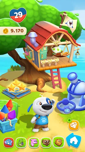 I-download ang My Talking Hank: Islands – Masayang Island Adventure - Screenshot 2