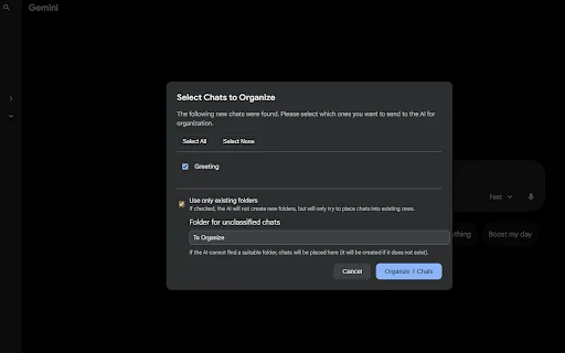 I-download ang Gemini Chat Folders – Ayusin ang Iyong AI Chats nang Libre - Screenshot 5