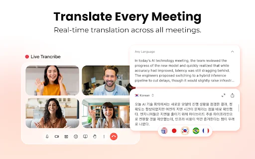 Saydi AI Live Translator: Real-time Meeting Translation Tool - Screenshot 2