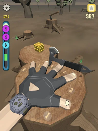 I-download ang Knife Finger Game – Subukan ang Iyong Bilis - Screenshot 18