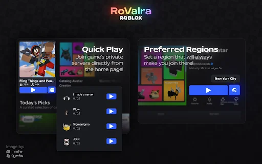 Download RoValra Roblox Extension – Free Region Selector & Tools - Screenshot 3