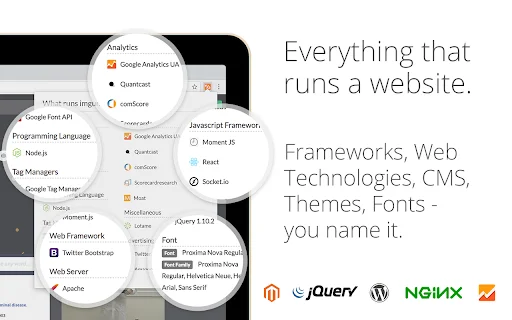 I-download ang WhatRuns: Tuklasin ang Tech Stack ng Website nang Libre - Screenshot 2