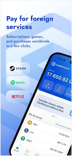 I-download ang Cashinout.io: Secure na Crypto Wallet at Virtual Card - Screenshot 1