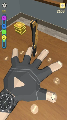 I-download ang Knife Finger Game – Subukan ang Iyong Bilis - Screenshot 3