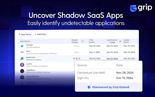 I-download ang Grip Extend – SaaS Security at Risk Management - Screenshot 3