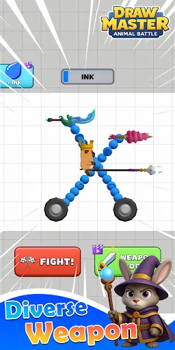 I-download ang Draw & Smash Animal Cars 3D – Labanan ang mga Kaaway - Screenshot 5