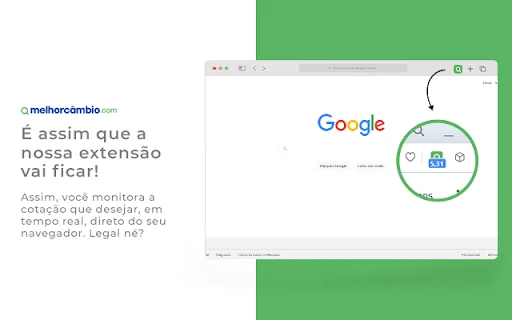 Melhor Câmbio – Dólar Hoje: Subaybayan ang Rates sa Iyong Browser - Screenshot 1