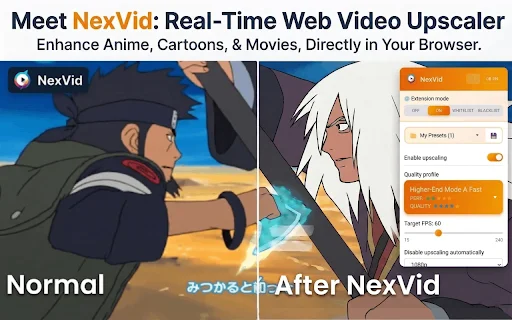 NexVid: Real-time Video Upscaler at Enhancer – I-download ang Pinakabagong Bersyon - Screenshot 1