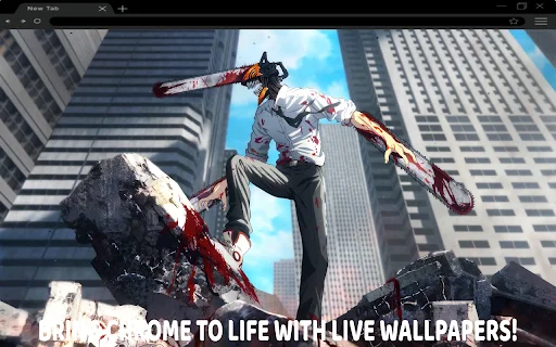 Chainsaw Man Live Wallpaper New – I-download ang Libreng Anime Tab - Screenshot 1