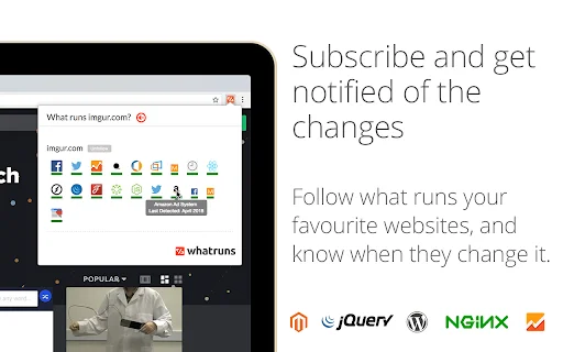 I-download ang WhatRuns: Tuklasin ang Tech Stack ng Website nang Libre - Screenshot 3