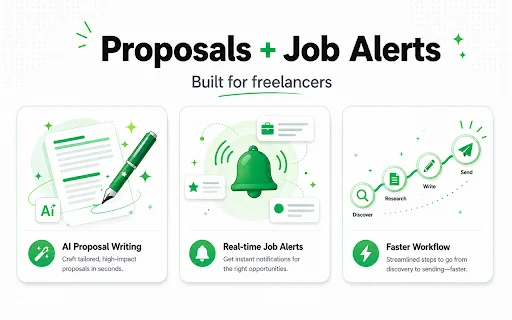 UpCat: AI Proposal at Job Alerts para sa Upwork – I-download Na - Screenshot 1