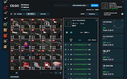 Steam Inventory Helper: I-optimize ang Iyong Steam Trading Ngayon - Screenshot 1