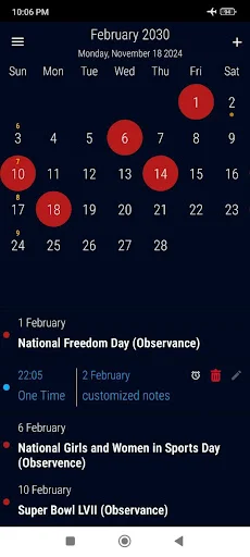 Download US Calendar 2026 – Libreng Holiday Planner at Reminder - Screenshot 11