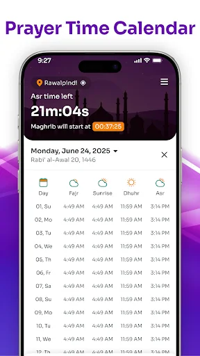 I-download ang Prayer Times: Qibla & Azan – Gabay sa Panalangin - Screenshot 4