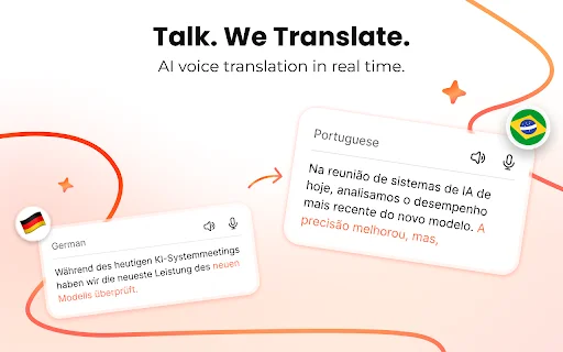 Saydi AI Live Translator: Real-time Meeting Translation Tool - Screenshot 3