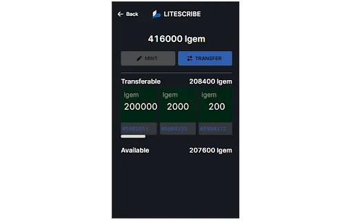 Litescribe Wallet: Pinakamahusay na Litecoin Ordinals Wallet - Screenshot 3