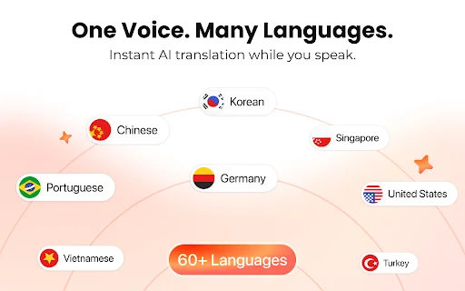 Saydi AI Live Translator: Real-time Meeting Translation Tool - Screenshot 4