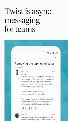 I-download ang Twist: Organized Messaging – Asynchronous Chat App - Screenshot 1