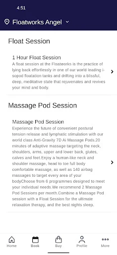 I-download ang Floatworks App – Mag-book ng Floating Therapy Session - Screenshot 2