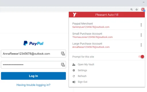 I-download ang Pleasant Password Server Auto-Filler – Secure na Login - Screenshot 2
