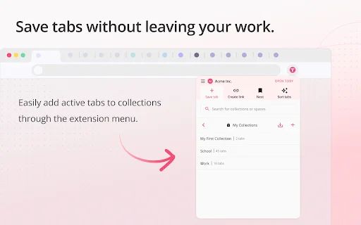 I-download ang Toby: Tab Management Tool – Ayusin ang Browser Tabs - Screenshot 5
