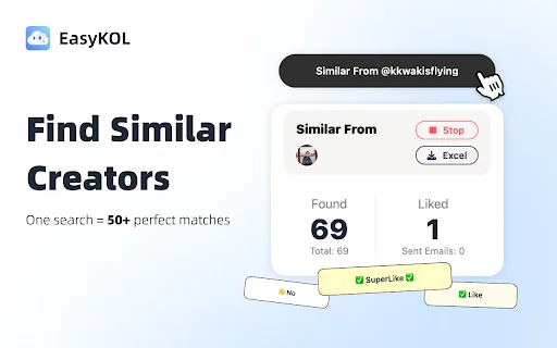EasyKOL: Maghanap ng Influencer sa YouTube, TikTok at Instagram - Screenshot 2