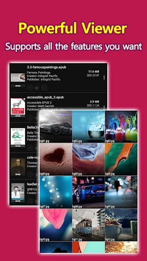 I-download ang CherieViewer – Tingnan ang EPUB, HEIC at Comic nang Libre - Screenshot 1