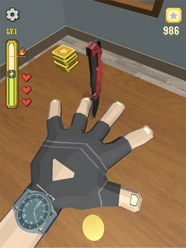 I-download ang Knife Finger Game – Subukan ang Iyong Bilis - Screenshot 17