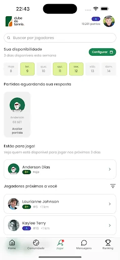 I-download ang Clube do Tennis – Ang Pinakamahusay na Tennis Community - Screenshot 3