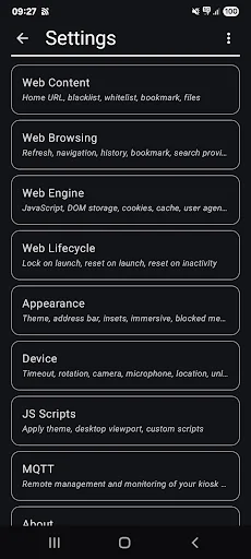 I-download ang Webview Kiosk – Gawing Fullscreen Web App ang Android - Screenshot 5