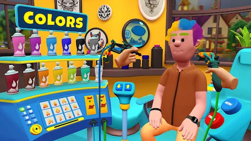 I-download ang Shave & Stuff APK – Barber at Tattoo Simulator - Screenshot 7