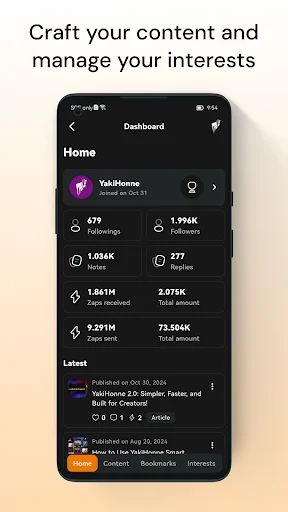 I-download ang YakiHonne App – Decentralized Social at Bitcoin - Screenshot 3