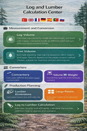 I-download ang Timber & Wood Vol Calculator – Kalkulahin ang Kahoy - Screenshot 2