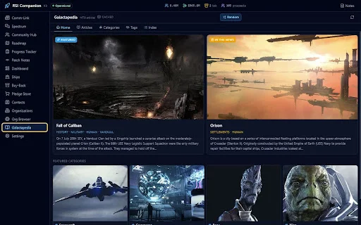 I-download ang RSI Companion para sa Star Citizen – Libreng Tool - Screenshot 3