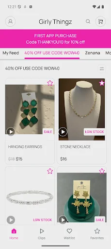 I-download ang Girly Thingz App – Mag-shopping ng Fashion Online - Screenshot 1