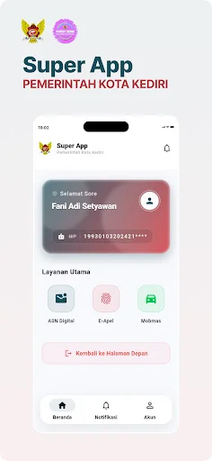 I-download ang Super App Kota Kediri – Pamamahala ng Mail App - Screenshot 4