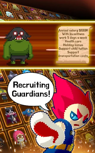 I-download ang Videogame Guardians: Retro Idle RPG Para sa Android - Screenshot 14