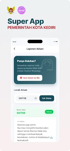 I-download ang Super App Kota Kediri – Pamamahala ng Mail App - Screenshot 3