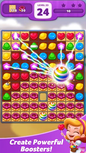 I-download ang Lollipop: Sweet Taste Match 3 – Libreng Puzzle Game - Screenshot 21