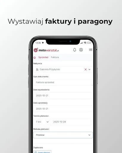 I-download ang Motowarsztat.pl – Pamahalaan ang Workshop sa Phone - Screenshot 5