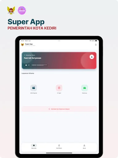 I-download ang Super App Kota Kediri – Pamamahala ng Mail App - Screenshot 10