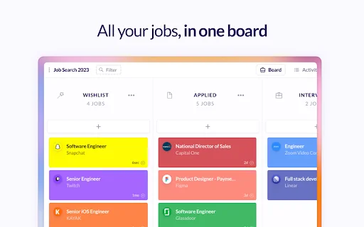 Huntr – Job Search Tracker at Autofill | I-download ang App - Screenshot 1