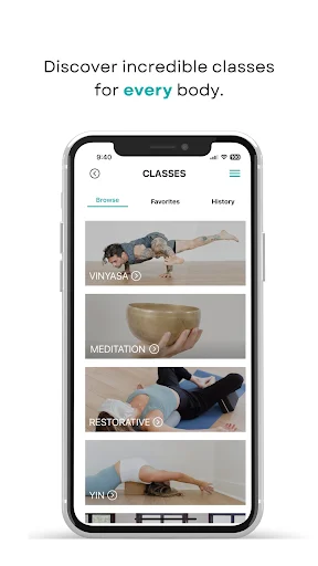 I-download ang YogaRenew App – Pinakamahusay na Yoga Classes Online - Screenshot 2