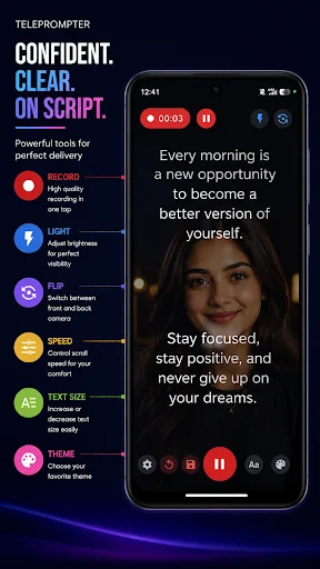 I-download ang Teleprompter & Video Prompter – Libreng Script Tool - Screenshot 3