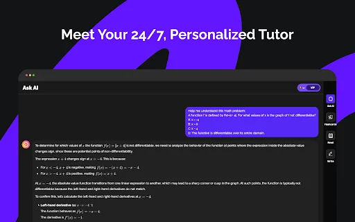 AnswerAI: Pinakamahusay na AI Tutor at Homework Helper – I-download - Screenshot 1