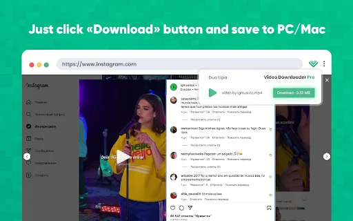 Video Downloader Pro: Pinakamabilis na Video Downloader para sa Chrome - Screenshot 2