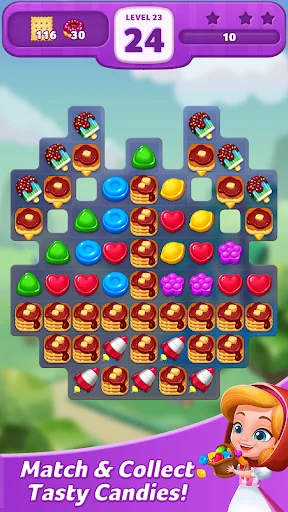 I-download ang Lollipop: Sweet Taste Match 3 – Libreng Puzzle Game - Screenshot 12