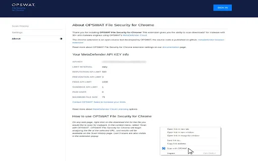 OPSWAT File Security: Proteksyon sa Browser na May Multi-Engine - Screenshot 2