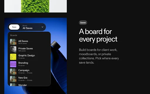 I-download ang Savee Extension – Pinakamabilis na Inspiration Tool - Screenshot 3